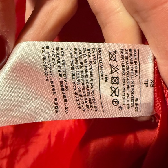 Banana Republic Bold Red Blazer - Picture 3 of 4